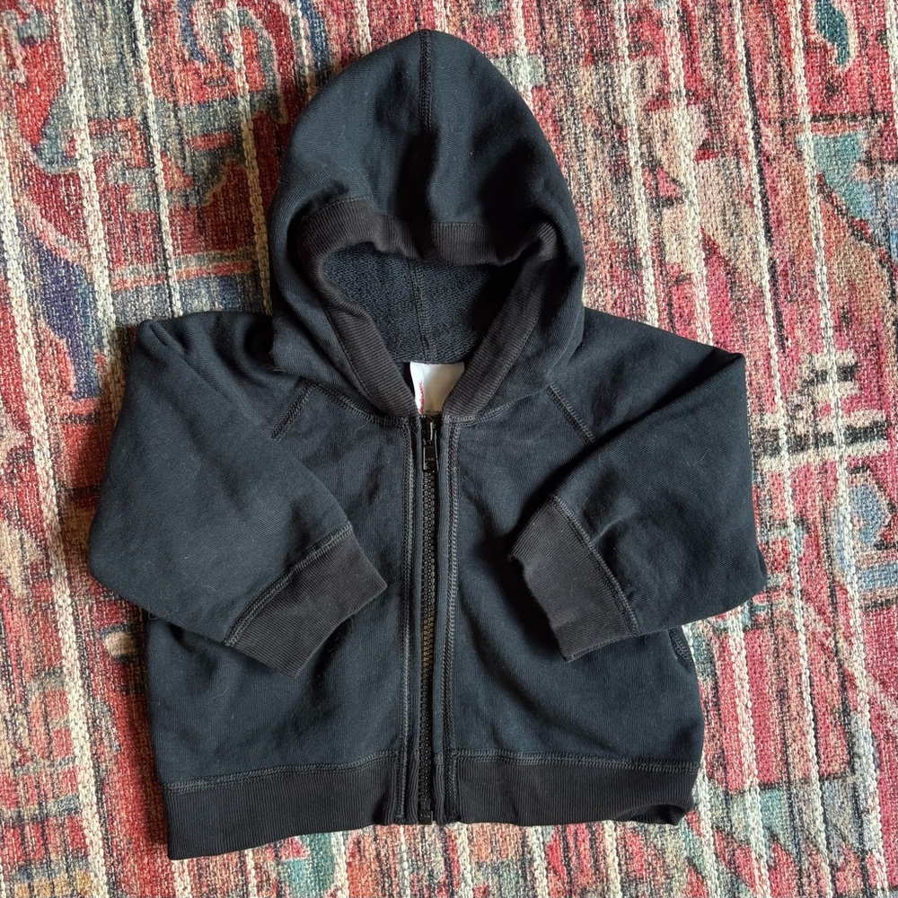 Hanna Andersson 3-6m Made in Sweden Zip Up Hoodie